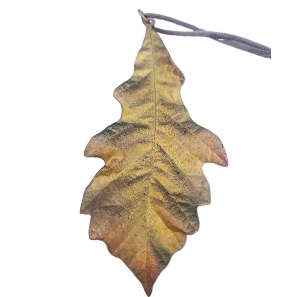 9/11 Memorial Swamp White Oak Leaf Metal Ornament Commemorative Ground Zero